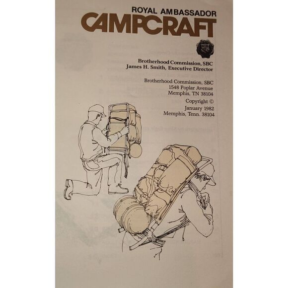 Royal Ambassador Campcraft Compiled by Bob Banks 1982 Revised Softcover - Picture 3 of 5